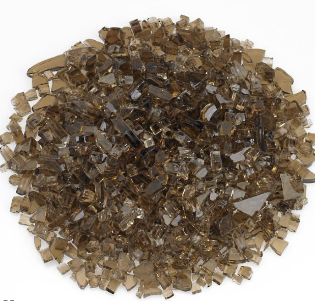 Decorative Fireglass 1/4-inch fire pit FrontGate Copper  