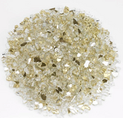Decorative Fireglass 1/4-inch fire pit FrontGate Gold Reflective  