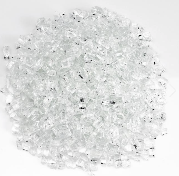 Decorative Fireglass 1/4-inch fire pit FrontGate Starfire  