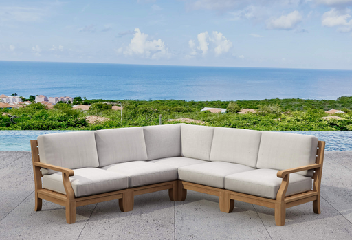Riviera Luxe 5-Pieces Modular Deep Seating Set-92 outdoor funiture Anderson   