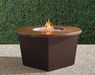 Bauer Hammered Copper Top Fire Table fire pit FrontGate   