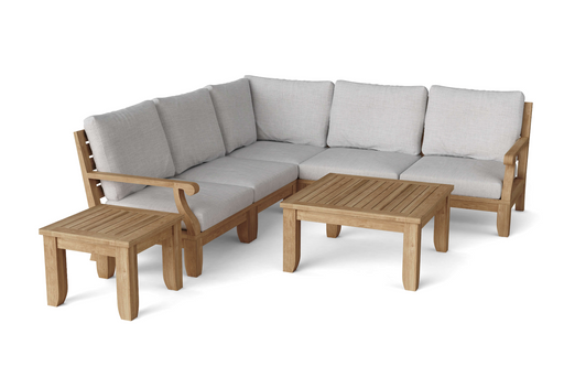 Riviera Luxe 7-Pieces Modular Deep Seating Set-96 outdoor funiture Anderson   