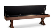 Brooks Pool Table Storage Bench Outdoor Games FrontGate   