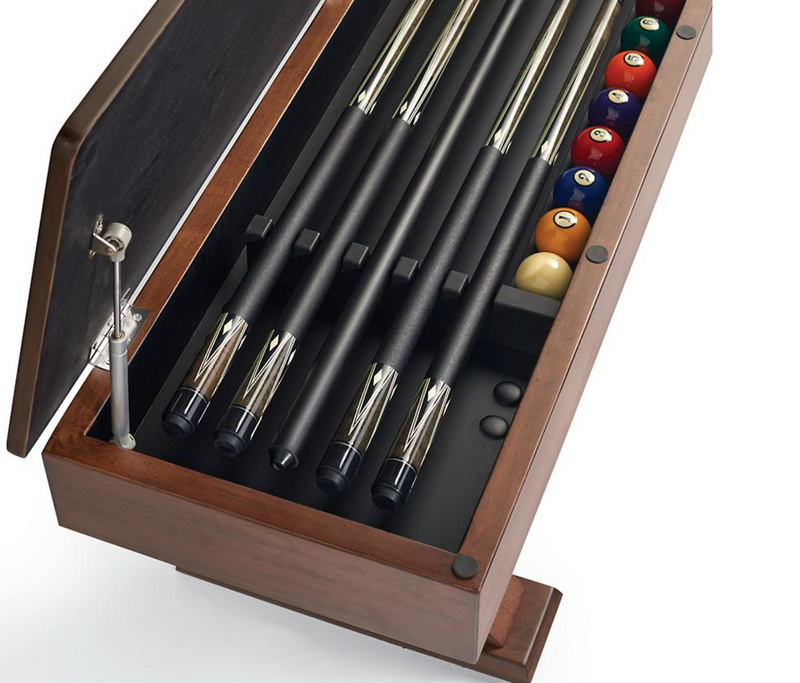 Brooks Pool Table Storage Bench Outdoor Games FrontGate   