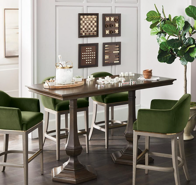 Hunter Rectangular Bar Table Outdoor Games FrontGate   