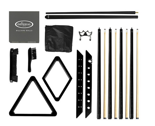 Frontgate Pool Table Accessory Kit - Black Outdoor Games FrontGate   