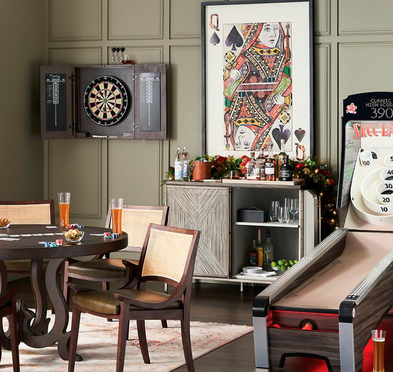 Dax Dartboard Cabinet Outdoor Games FrontGate   