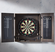 Dax Dartboard Cabinet Outdoor Games FrontGate Dax Dartboard Cabinet in Tobacco  