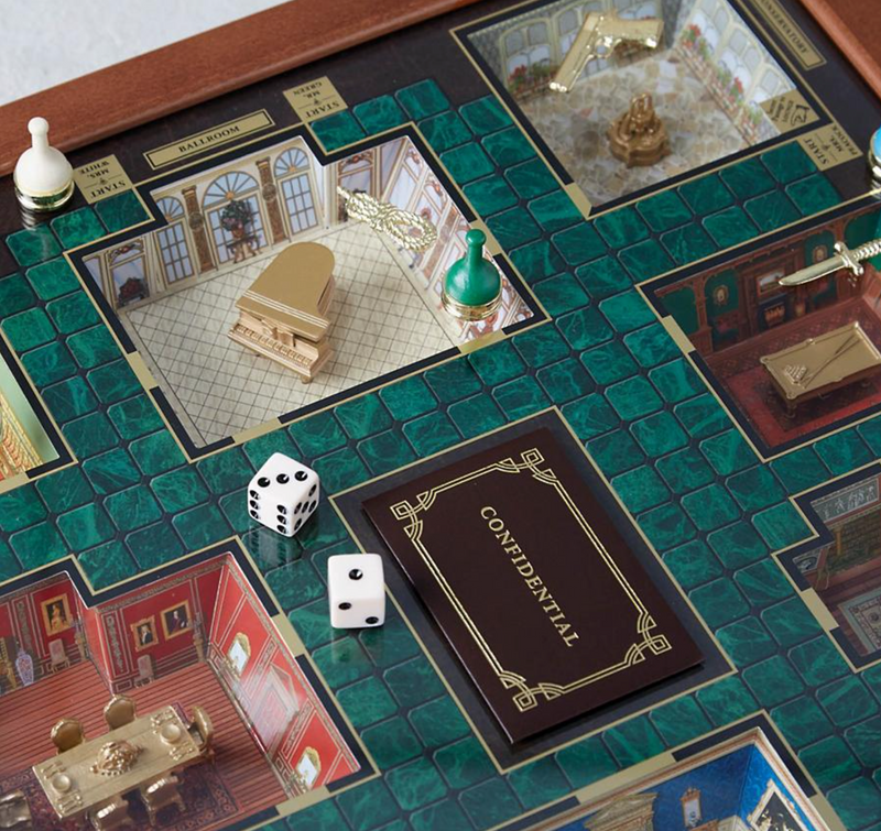 Clue Luxury Edition Board Outdoor Games FrontGate   