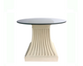 Fluted Dining table tables, planters, urns Anderson   