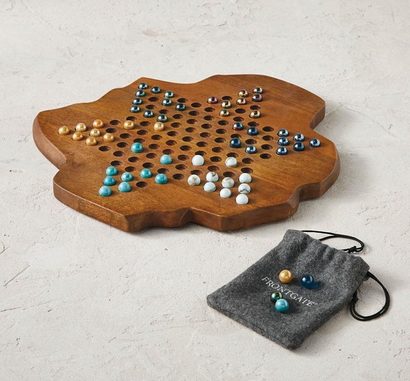 Rue Wooden Chinese Checkers Set Outdoor Games FrontGate   