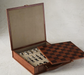Eponine Leather Box Chess Set Outdoor Games FrontGate   