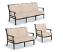 Carlisle 3-pc. Sofa Set in Onyx Finish outdoor seating Frontgate   