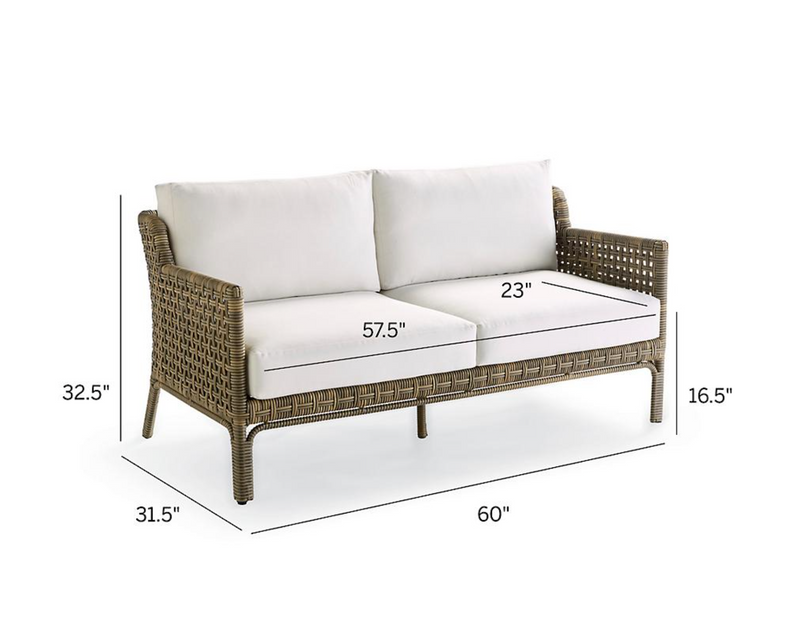 Seton 3-pc. Loveseat Set outdoor seating Frontgate   