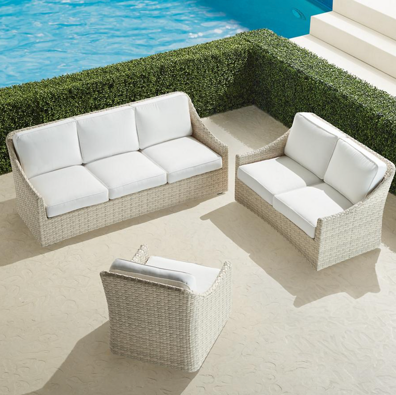 Ashby 3-pc. Sofa Set in Shell Finish