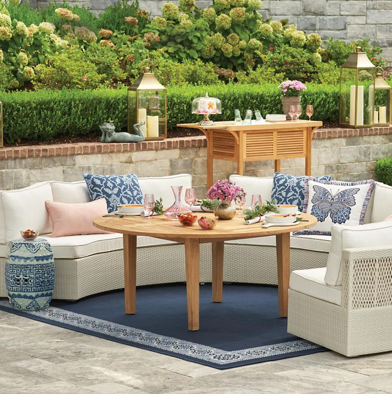 Pasadena II 5-pc. Modular Sofa Set in Ivory Finish