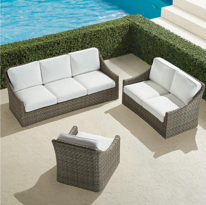 Ashby 3-pc. Sofa Set in Putty Finish
