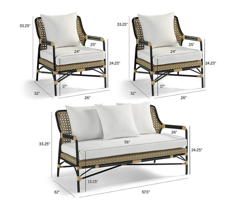 Reeve 3-pc. Sofa Set