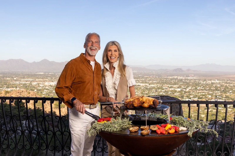 The Arteflame Classic 40" Tall Euro Base Chef Max Bundle + 2 accessories