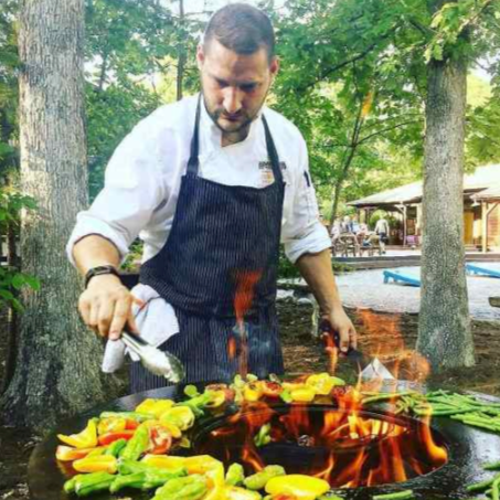 The Arteflame Classic 30" Tall Euro Base Chef Max Bundle + 5 accessories