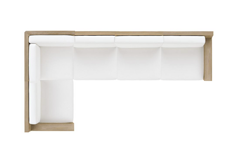 St. Kitts 5-pc. Modular Set in Weathered Teak