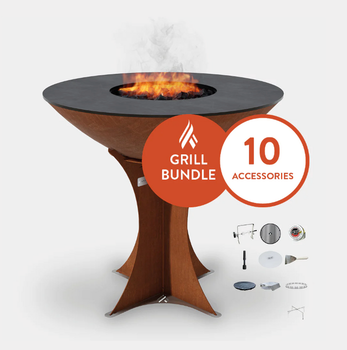 The Arteflame Classic 20" Tall Euro Base Chef Max Bundle + 10 accessories