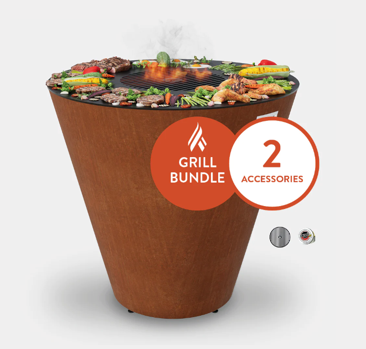 The Arteflame One Series 40" Grill Chef Max Bundle + 2 accessories