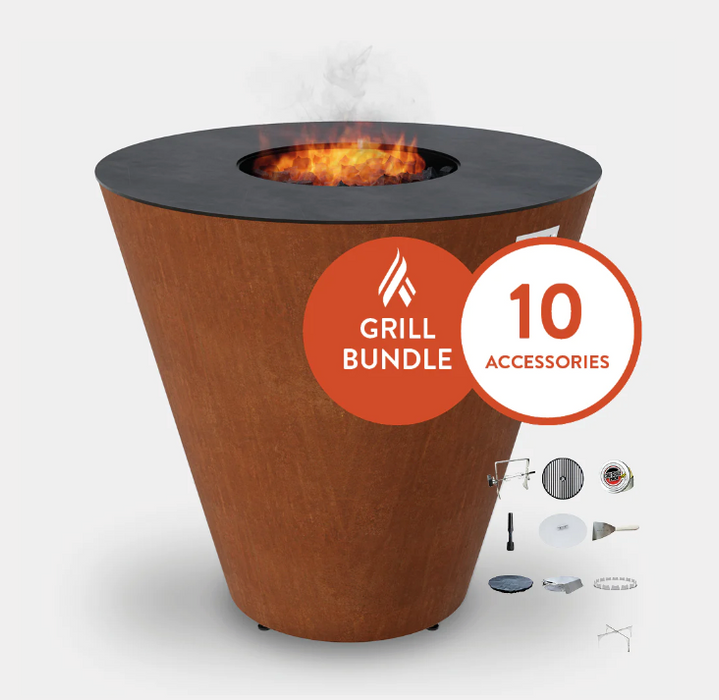 The Arteflame Park Grill for public spaces and high traffic Chef Max Bundle + 10 accessories