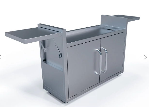 The Big Texan 3 Burner Gas + Lid + Cart