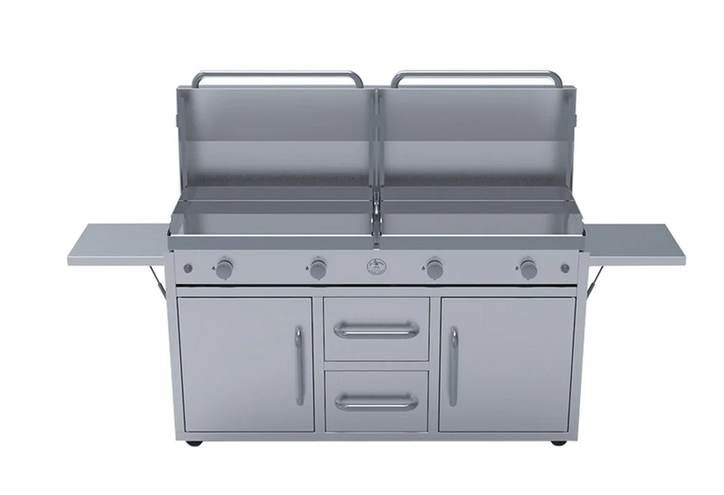 The Grand Texan 4 Burner Gas + Lid + Cart