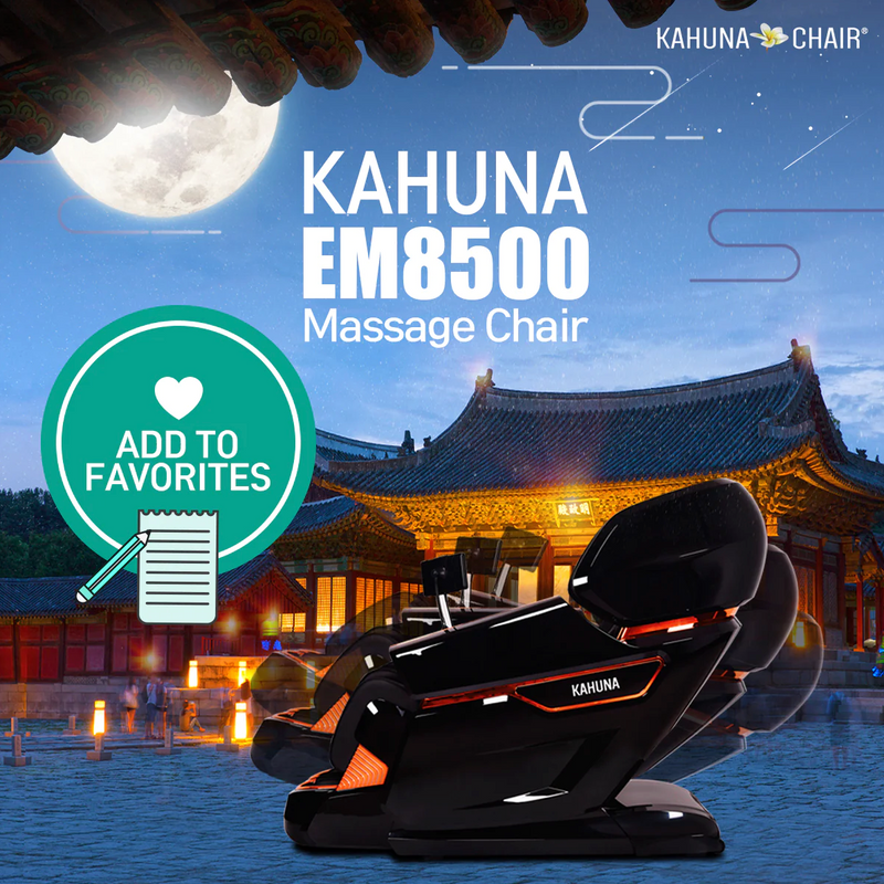 Kahuna The King’s Elite EM-8500 Massage Chair - Black