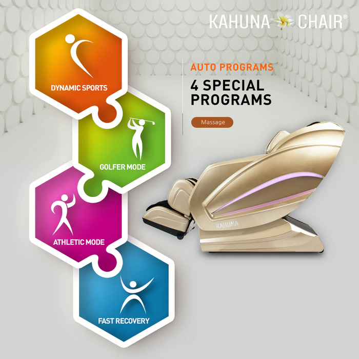 Kahuna HM-Kappa Massage Chair - Purple/White