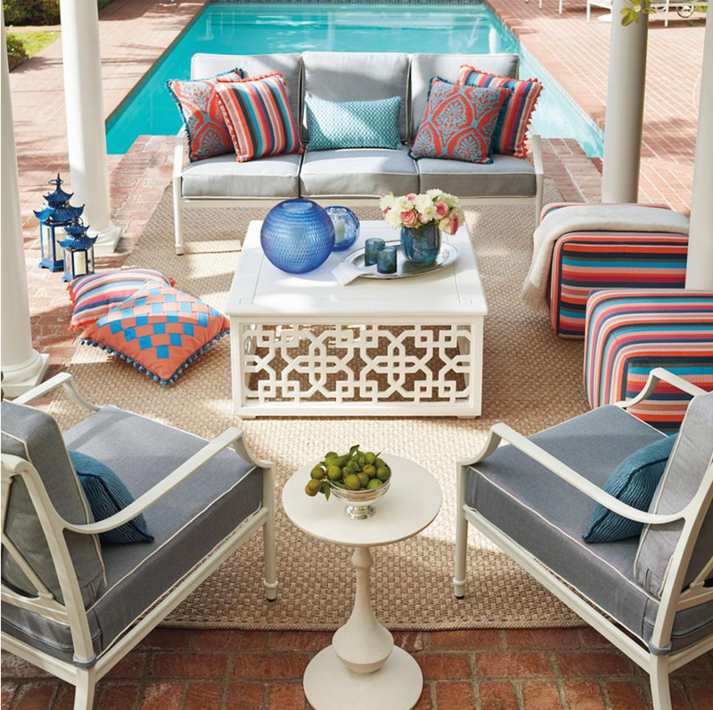 Grayson 3-pc. Loveseat Set in White Finish