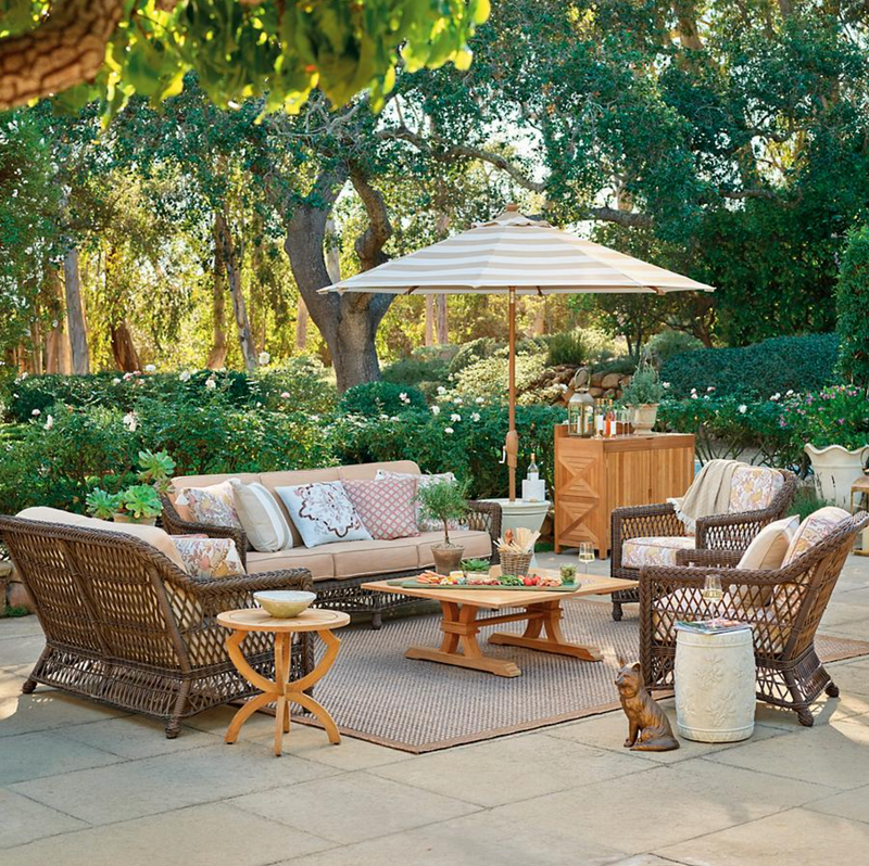 Hampton 3-pc. Loveseat Set in Driftwood Finish