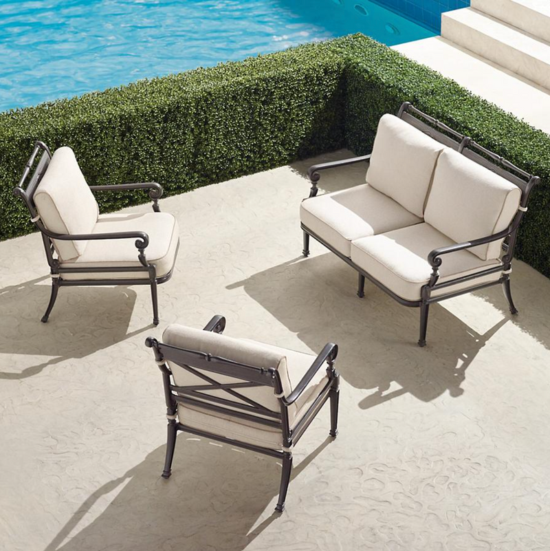 Carlisle 3-pc. Loveseat Set  in Slate Finish