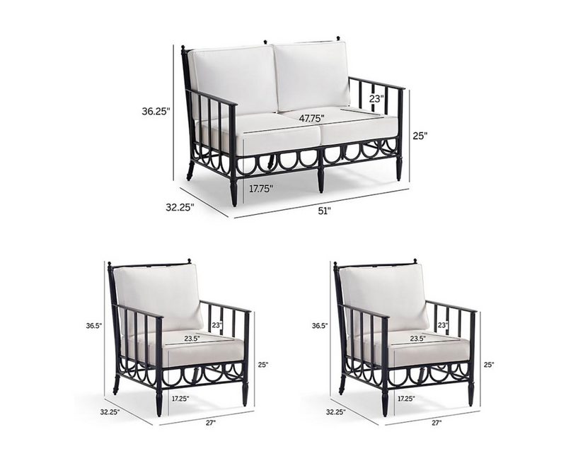 Lucien 3-pc. Loveseat Set