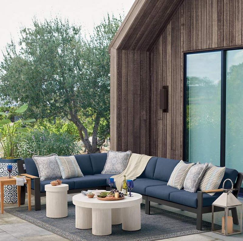 Calhoun 3-pc. Aluminum Modular Set in Matte Black Finish