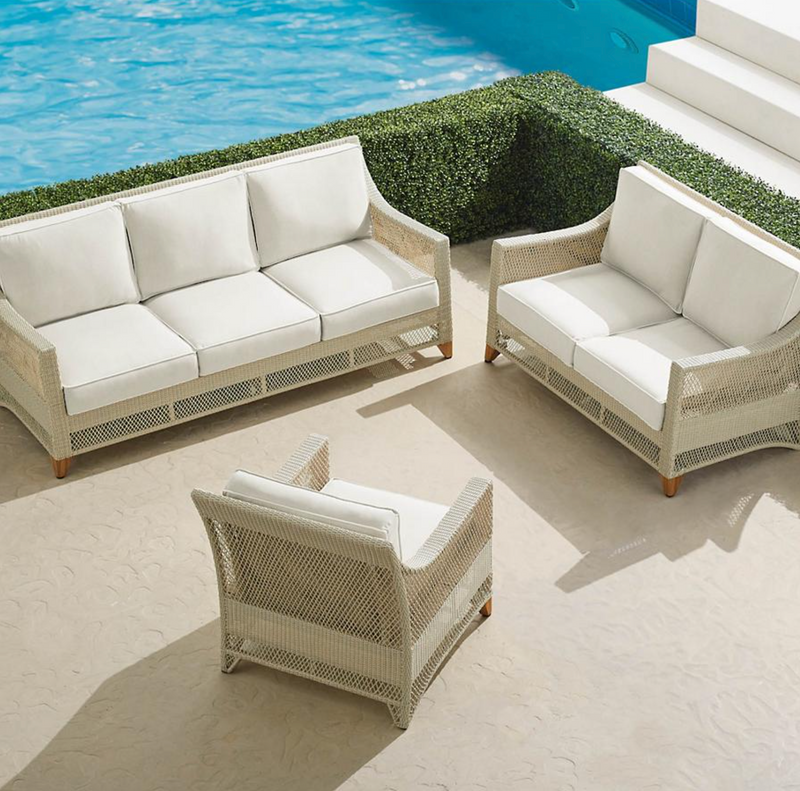 Graham 3-pc. Sofa Set in Shell Finish