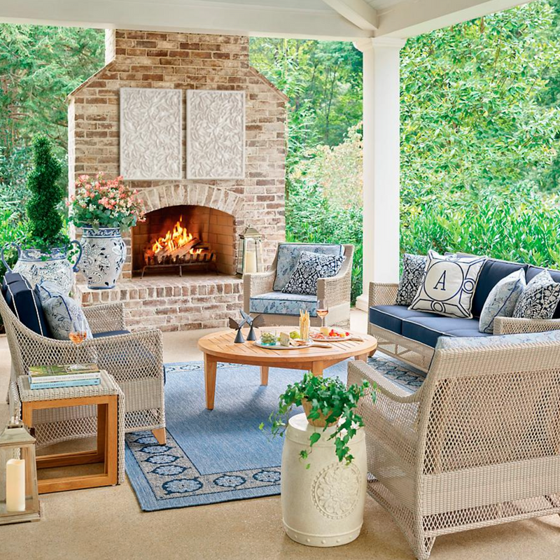 Graham 3-pc. Sofa Set in Shell Finish