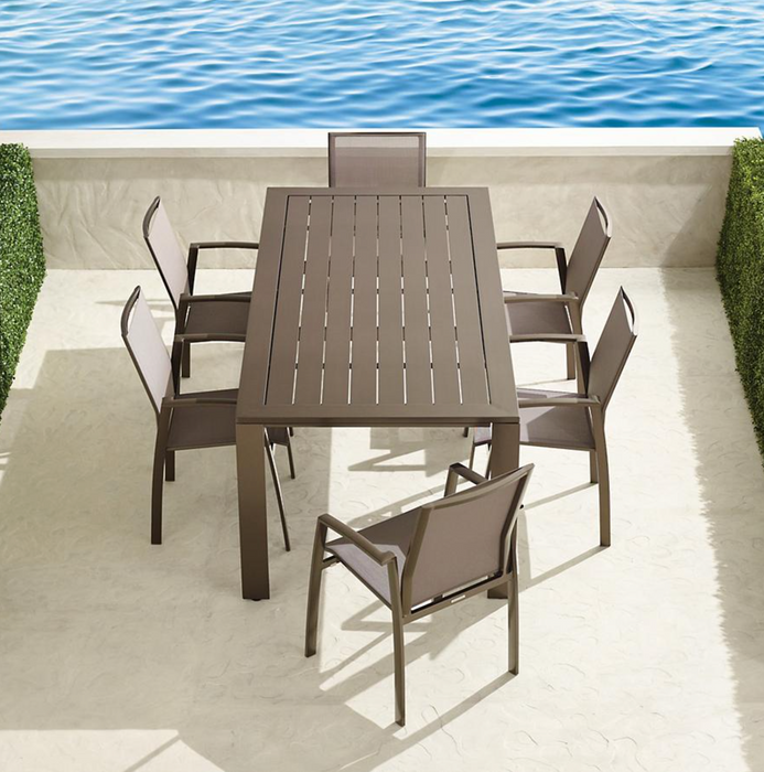 Resort Collection™ Newport 7-pc. Rectangular Aluminum Dining Set