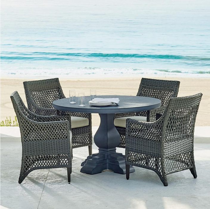 Graham 5-pc. Round Dining Set with 4 Cushions