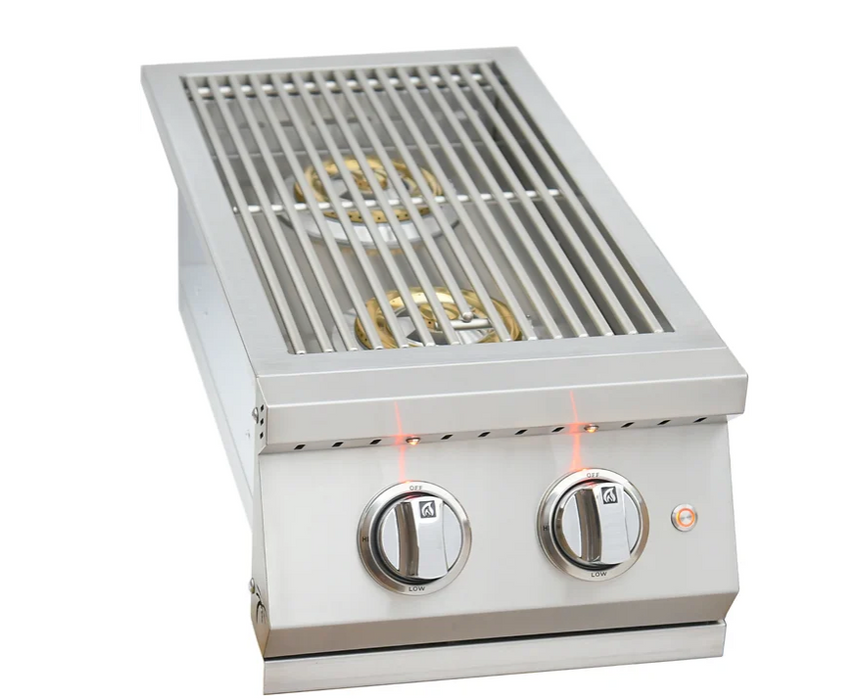 KoKoMo Grills Professional Double Side Burner with removable cover