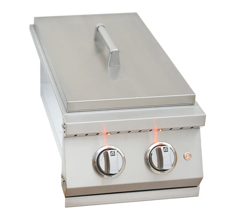 KoKoMo Grills Professional Double Side Burner with removable cover