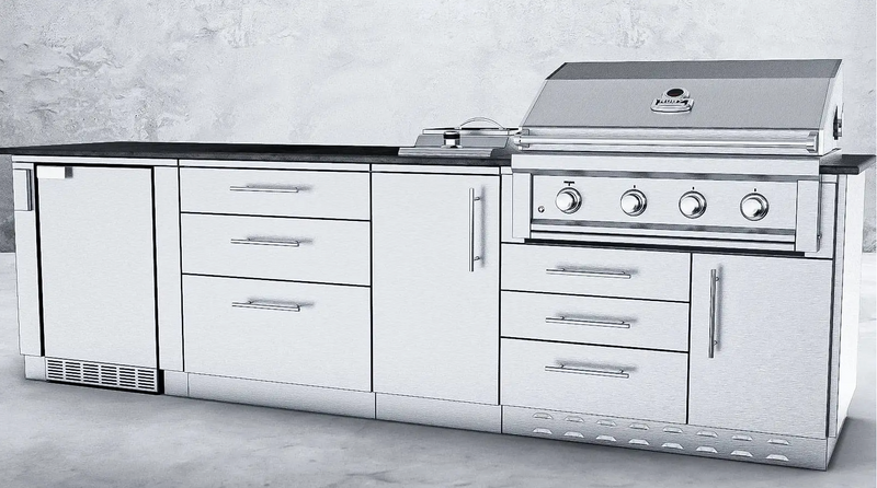 Sunstone Brazos 10 Foot Cabinet Island Package