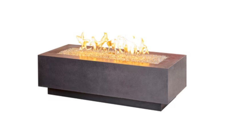 Linear Fire Pit Table 54" Midnight Mist Cove