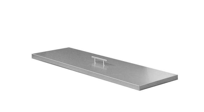 Linear Fire Pit Table 72" White Cove