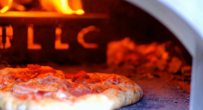 Wood Fired Pizza Oven, Karma 25 - 304SS With 201SS Base.