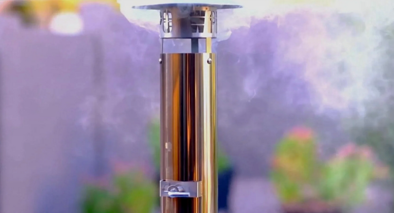 Professional Wood Fired Oven, Karma 42 304 Stainless Steel on Cart