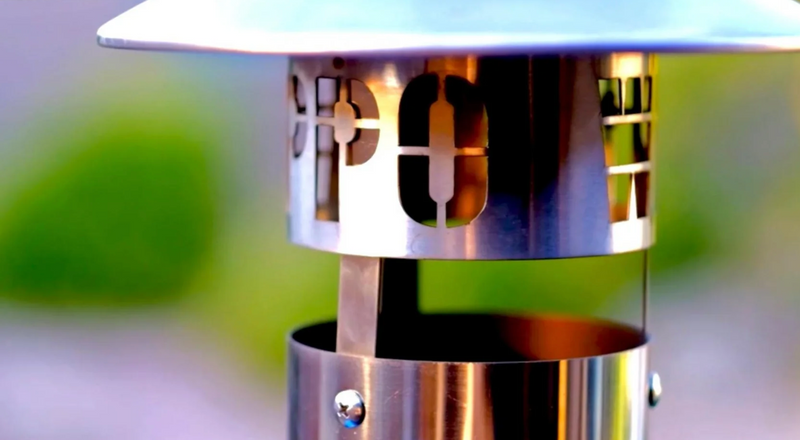 Professional Wood Fired Oven, Karma 42 304 Stainless Steel on Cart