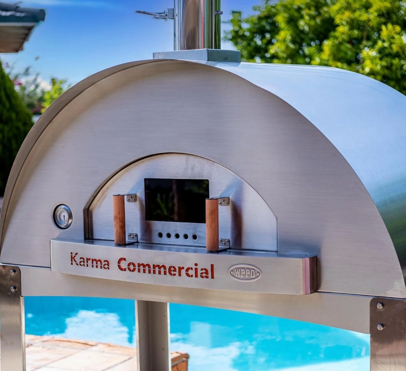 Commercial Wood Fired Oven, Karma 55 304 Stainless Steel